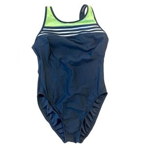 Miraclesuit One Piece Molded Cup Sporty Swimsuit Sz 12